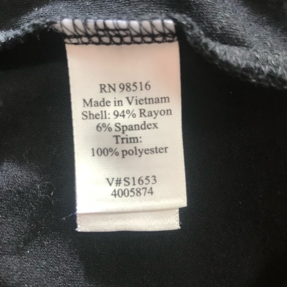 Coldwater Creek Black Knit Sheer Cowl Sleeveless top M 10 12 - Picture 7 of 9